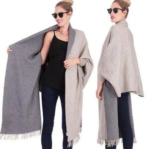 Seraphine - Two Tone Nursing and Maternity Shawl